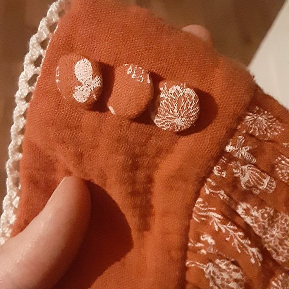 Rare!*Revintara Ginevra Blouse* Peter Pan Collar *Handmade In Poland* size Small - Picture 3 of 6